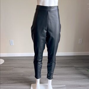 NWOT A New Day Black Faux Leather Pants.